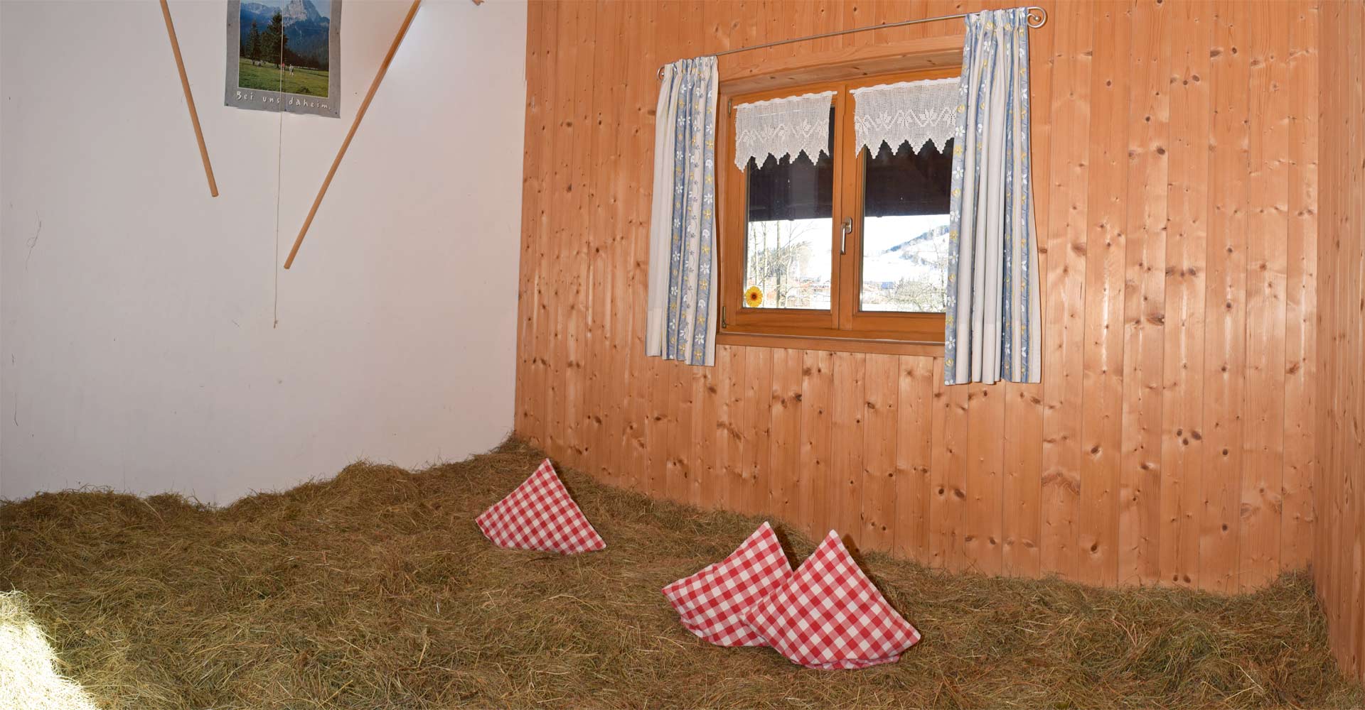 Schlafen im Heubett